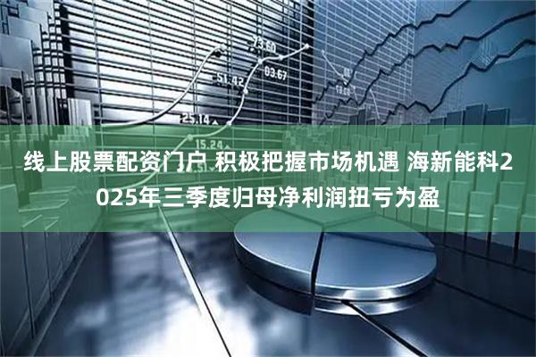 线上股票配资门户 积极把握市场机遇 海新能科2025年三季度归母净利润扭亏为盈